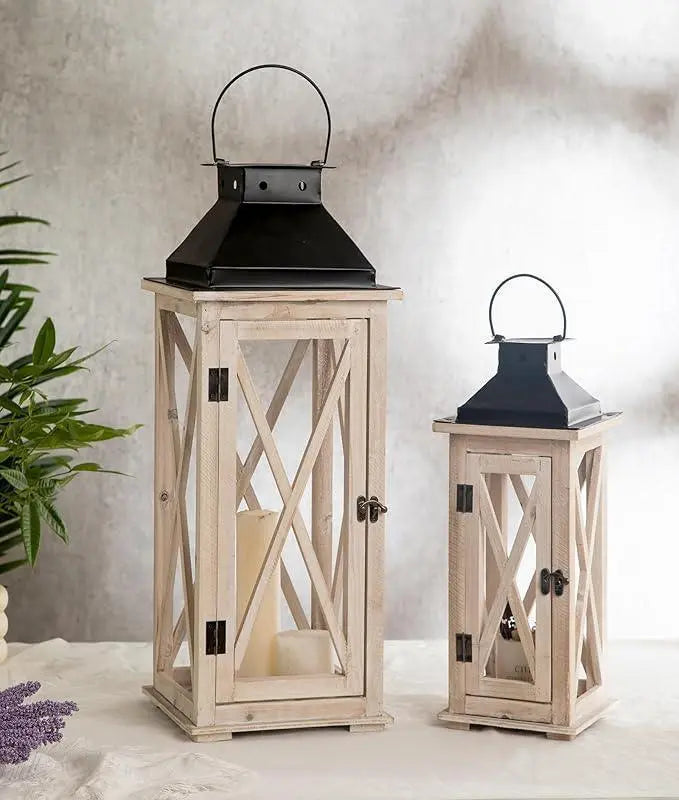 Wooden Candle (2pc) Durar