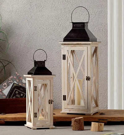 Wooden Candle (2pc) Durar
